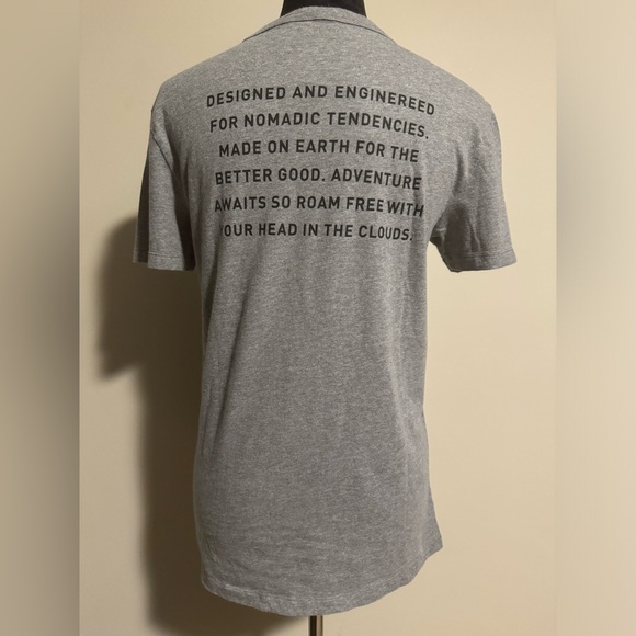 EUC American Eagle Grey and White Adventure Graphic Tee size XS - Picture 3 of 5